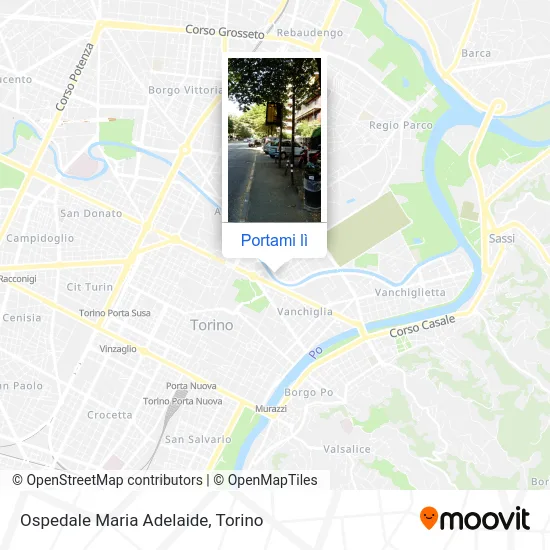 Mappa Ospedale Maria Adelaide