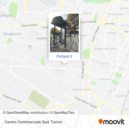 Mappa Centro Commerciale Sud