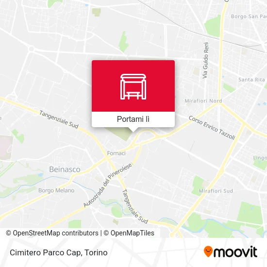Mappa Cimitero Parco Cap