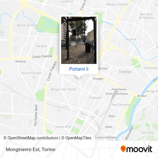 Mappa Monginevro Est