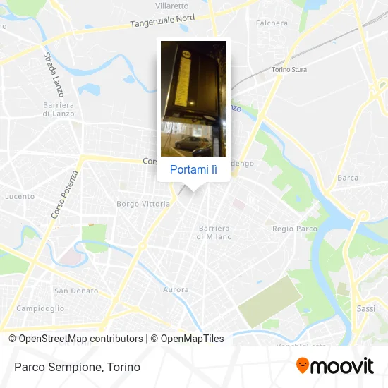 Mappa Parco Sempione