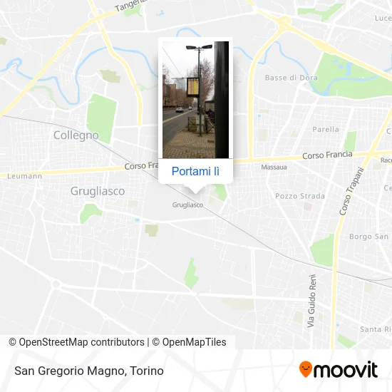 Mappa San Gregorio Magno