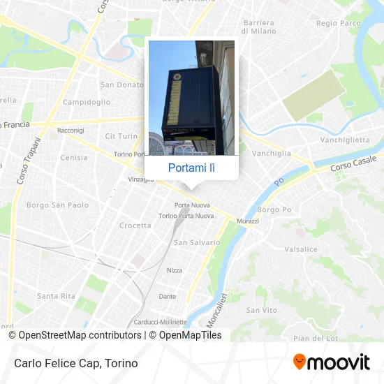 Mappa Carlo Felice Cap