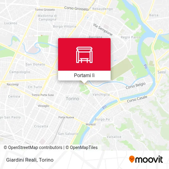 Mappa Giardini Reali