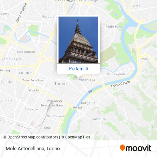 Mappa Mole Antonelliana