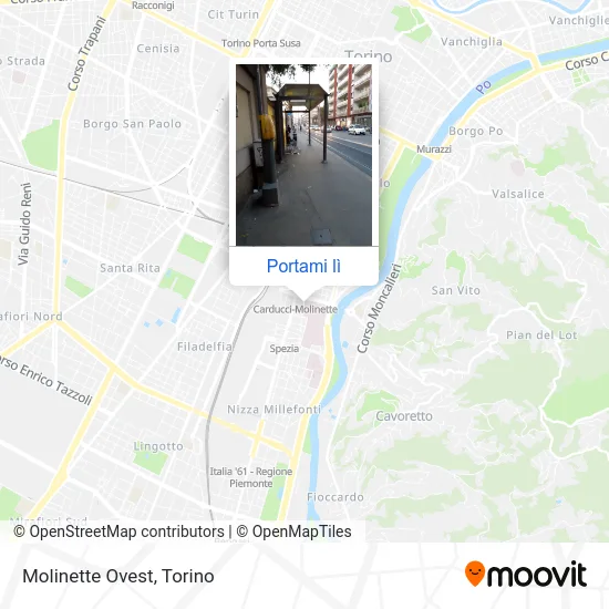 Mappa Molinette Ovest