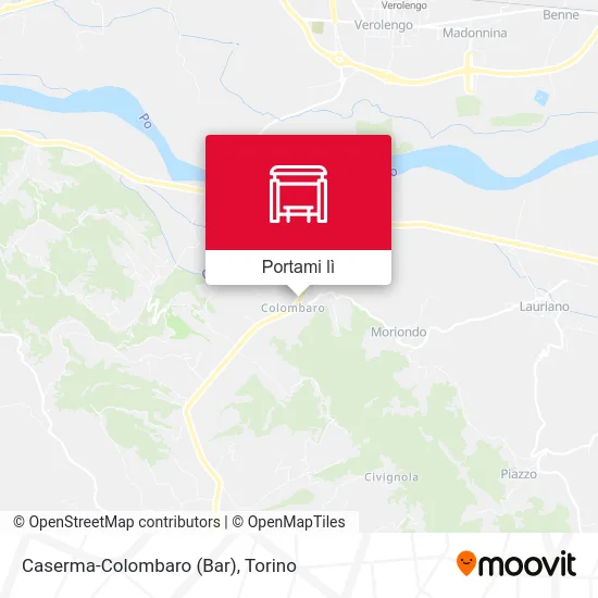 Mappa Caserma-Colombaro (Bar)