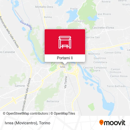 Mappa Ivrea (Movicentro)