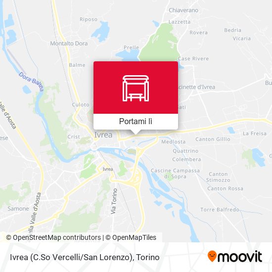 Mappa Ivrea (C.So Vercelli / San Lorenzo)