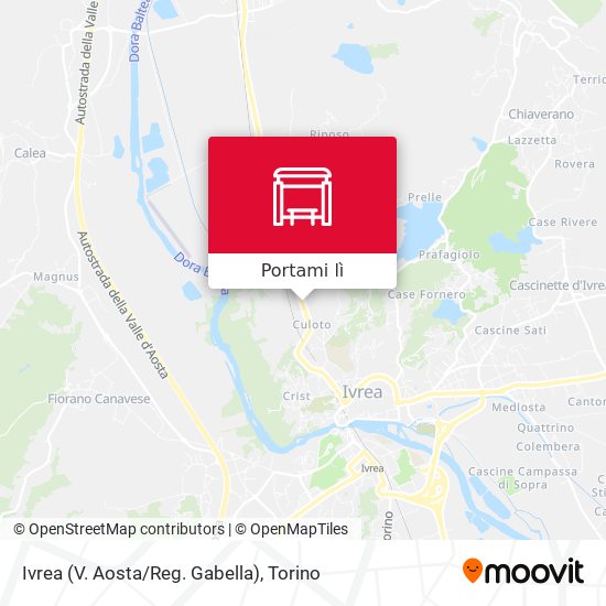 Mappa Ivrea (V. Aosta/Reg. Gabella)