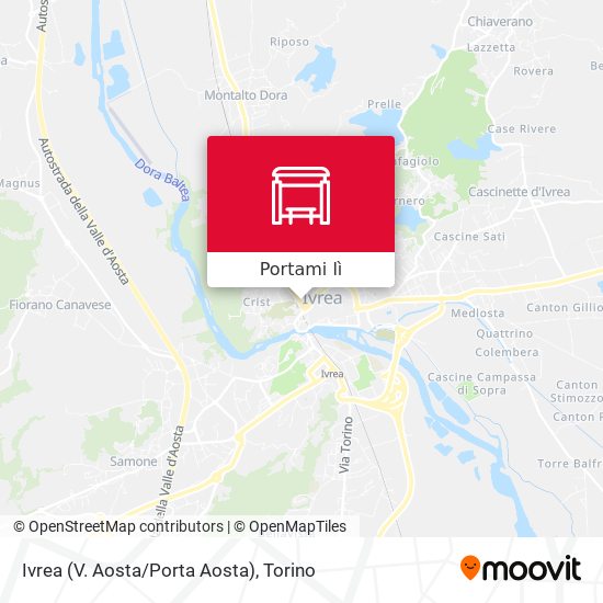 Mappa Ivrea (V. Aosta/Porta Aosta)