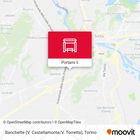 Mappa Banchette (V. Castellamonte / V. Torretta)
