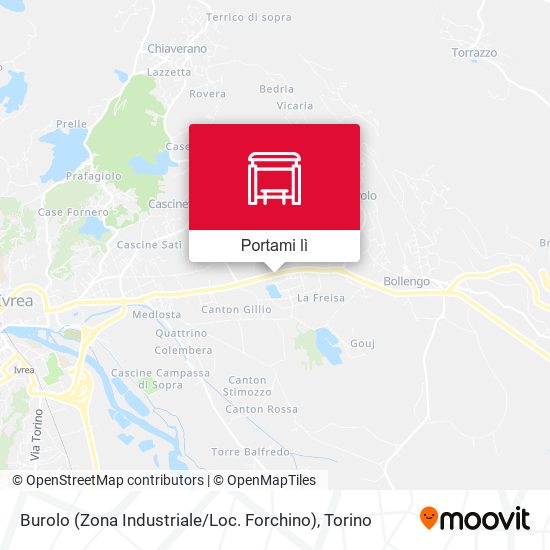 Mappa Burolo (Zona Industriale / Loc. Forchino)