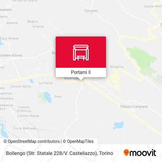 Mappa Bollengo (Str. Statale 228 / V. Castellazzo)
