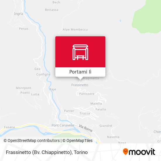 Mappa Frassinetto (Bv. Chiappinetto)
