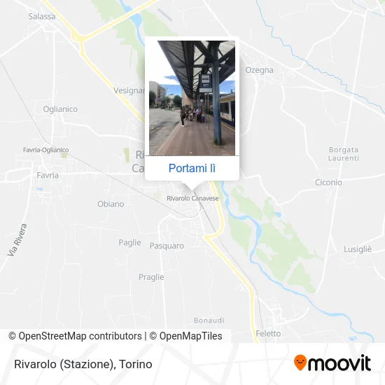 Mappa Rivarolo (Stazione)
