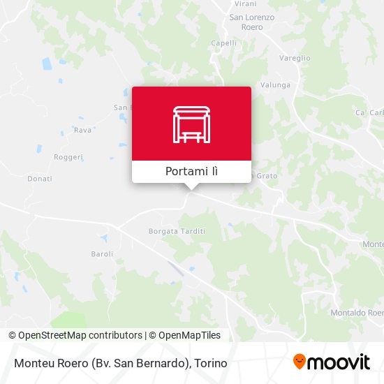 Mappa Monteu Roero (Bv. San Bernardo)