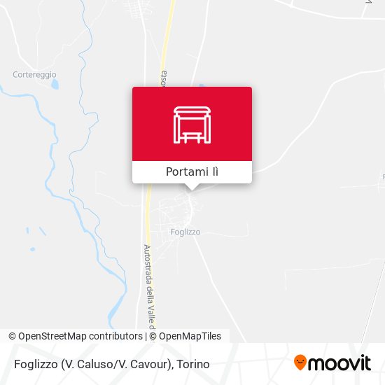 Mappa Foglizzo (V. Caluso/V. Cavour)