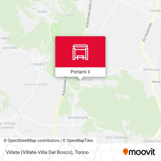Mappa Villate (Villate-Villa Del Bosco)