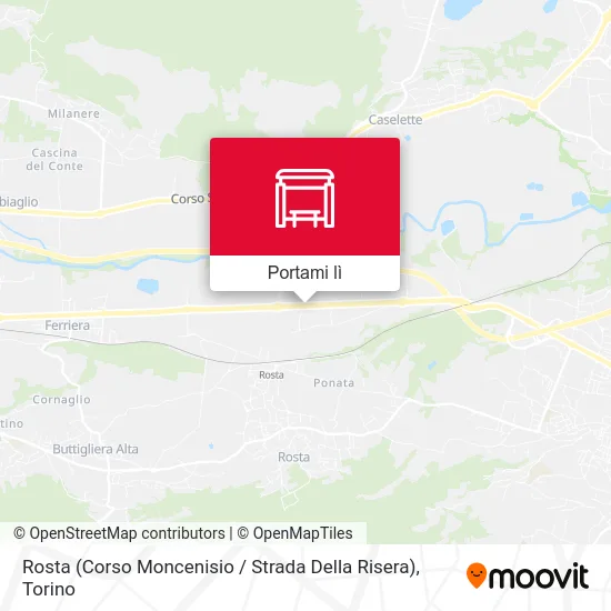 Mappa Rosta (Corso Moncenisio / Strada Della Risera)