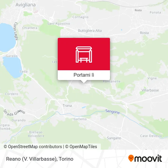 Mappa Reano (V. Villarbasse)