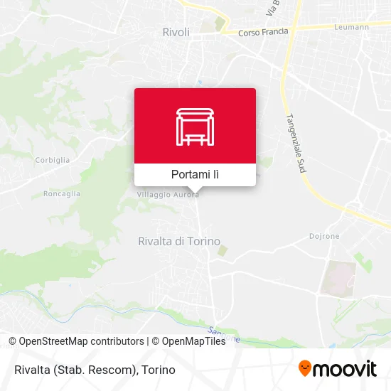 Mappa Rivalta (Stab. Rescom)