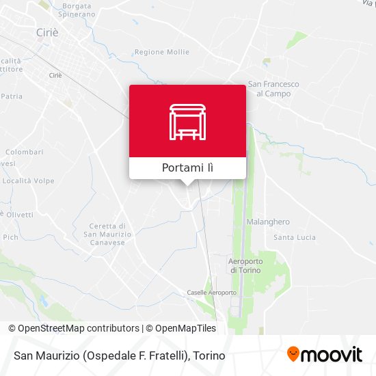 Mappa San Maurizio (Ospedale F. Fratelli)