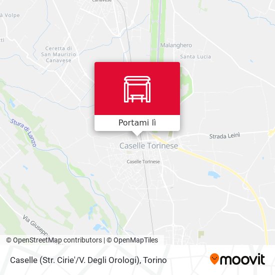 Mappa Caselle (Str. Cirie' / V. Degli Orologi)