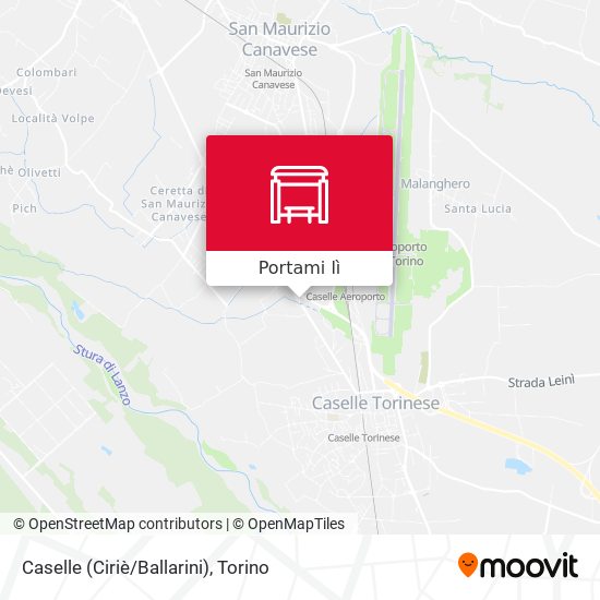 Mappa Caselle (Ciriè/Ballarini)