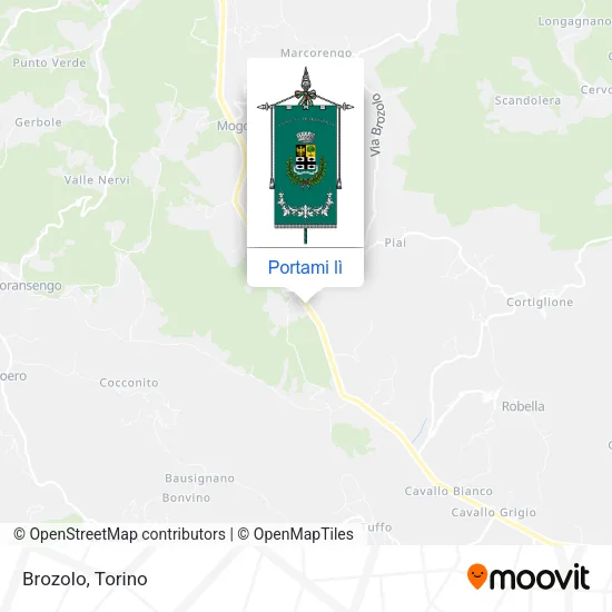 Mappa Brozolo