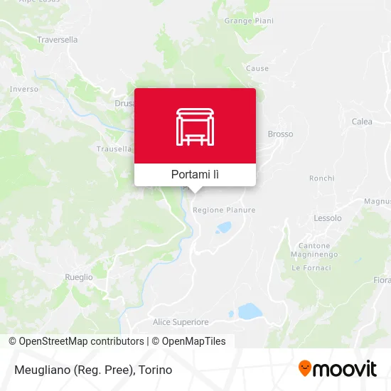 Mappa Meugliano (Reg. Pree)