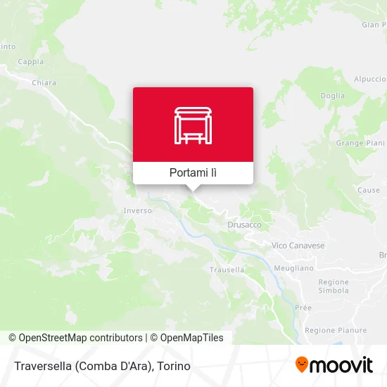 Mappa Traversella (Comba D'Ara)