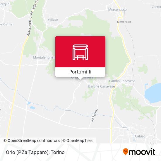 Mappa Orio (P.Za Tapparo)