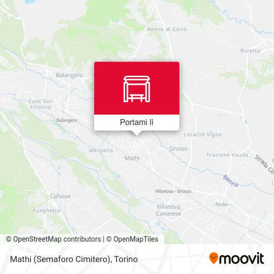 Mappa Mathi (Semaforo Cimitero)