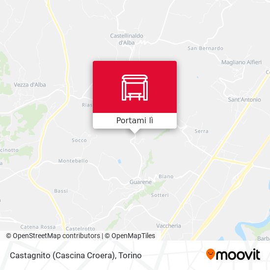 Mappa Castagnito (Cascina Croera)