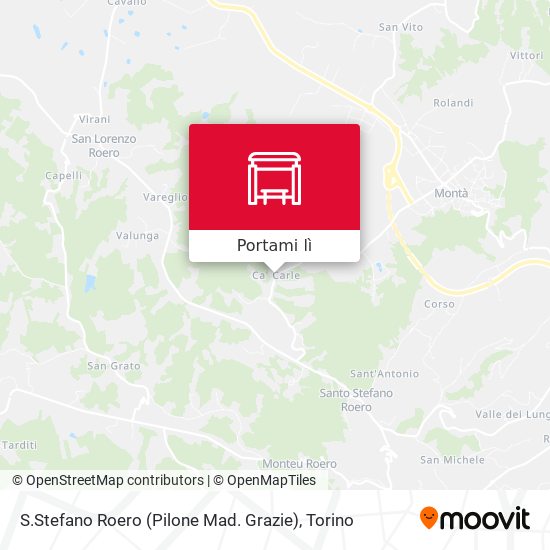 Mappa S.Stefano Roero (Pilone Mad. Grazie)