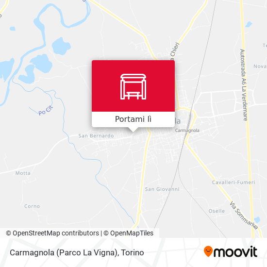 Mappa Carmagnola (Parco La Vigna)