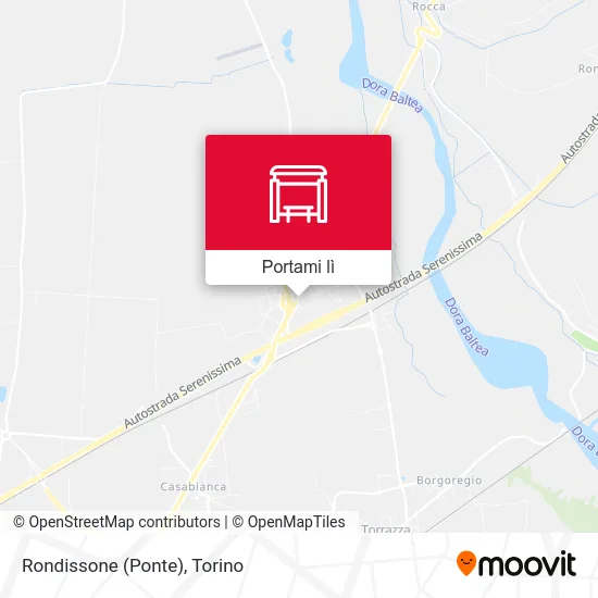Mappa Rondissone (Ponte)