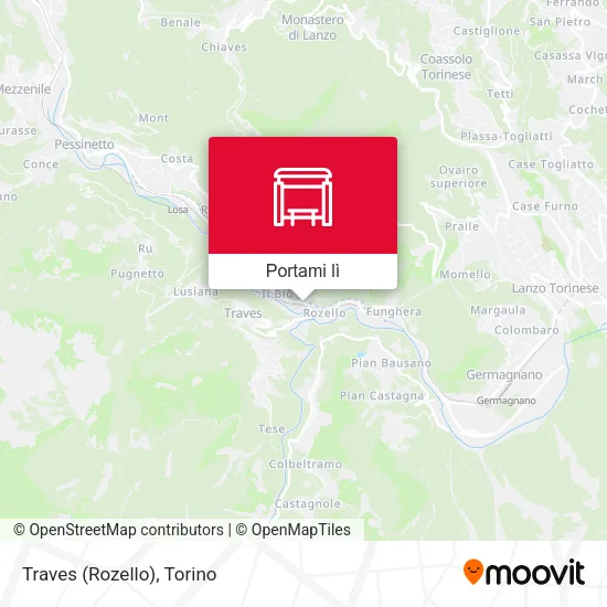 Mappa Traves (Rozello)
