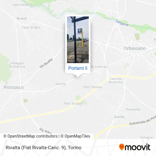 Mappa Rivalta (Fiat Rivalta-Canc. 9)