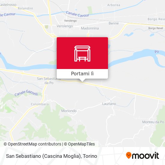 Mappa San Sebastiano (Cascina Moglia)