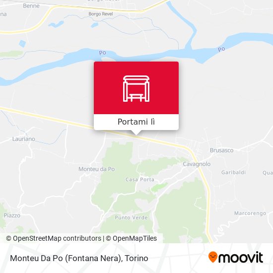 Mappa Monteu Da Po (Fontana Nera)