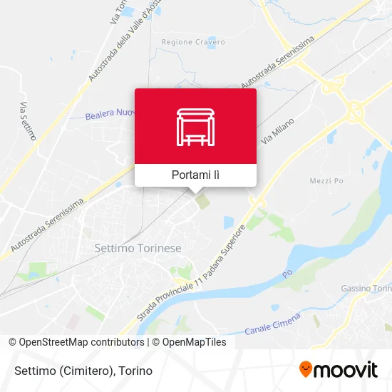 Mappa Settimo (Cimitero)