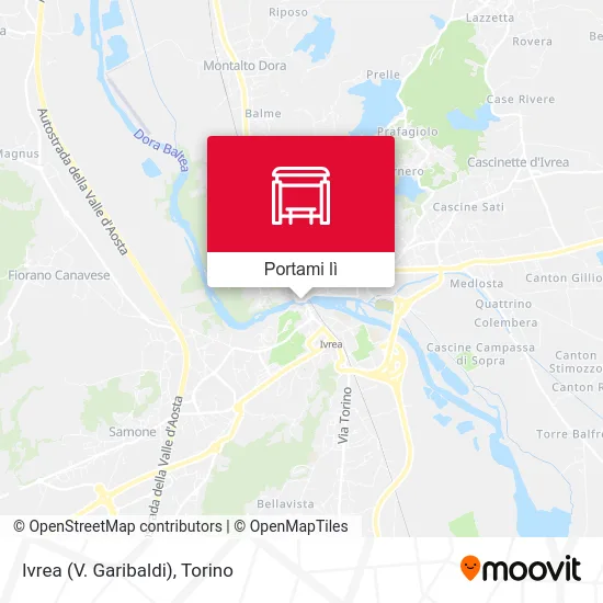 Mappa Ivrea (V. Garibaldi)