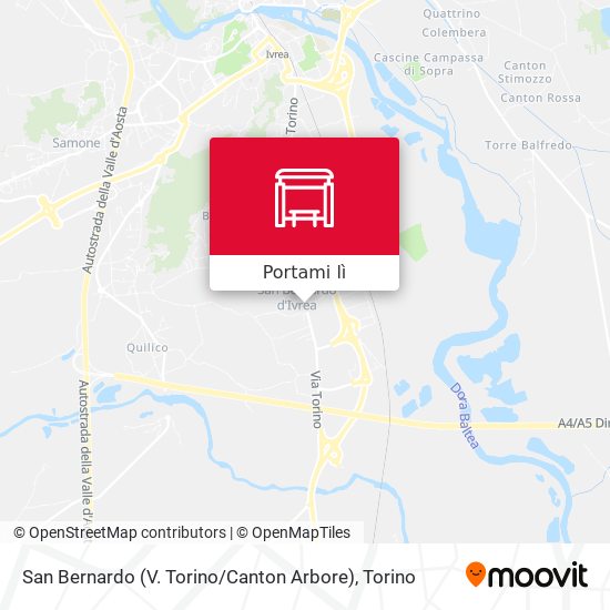 Mappa San Bernardo (V. Torino / Canton Arbore)