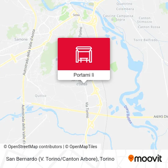 Mappa San Bernardo (V. Torino / Canton Arbore)