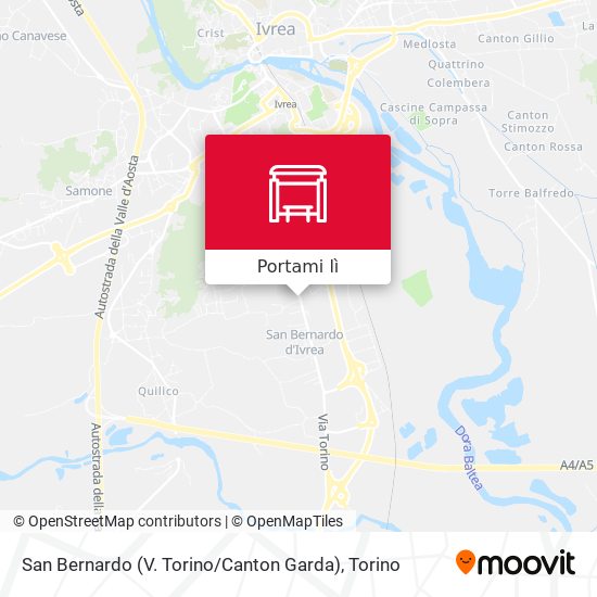Mappa San Bernardo (V. Torino / Canton Garda)