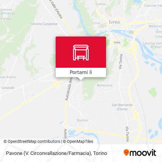 Mappa Pavone (V. Circonvallazione / Farmacia)
