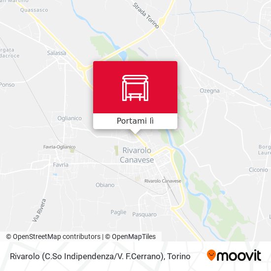 Mappa Rivarolo (C.So  Indipendenza / V. F.Cerrano)