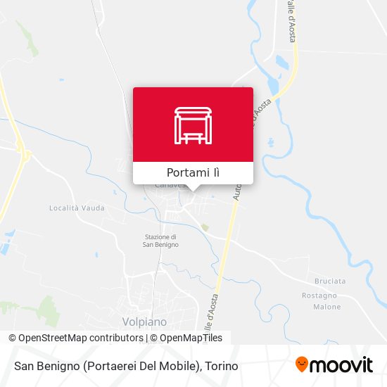 Mappa San Benigno (Portaerei Del Mobile)